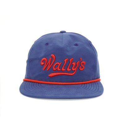 Wally's Blue Script Rope Hat