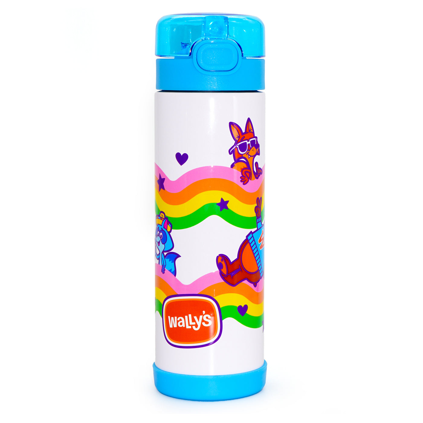 Wally's Kids Rainbow Squad Water Bottle