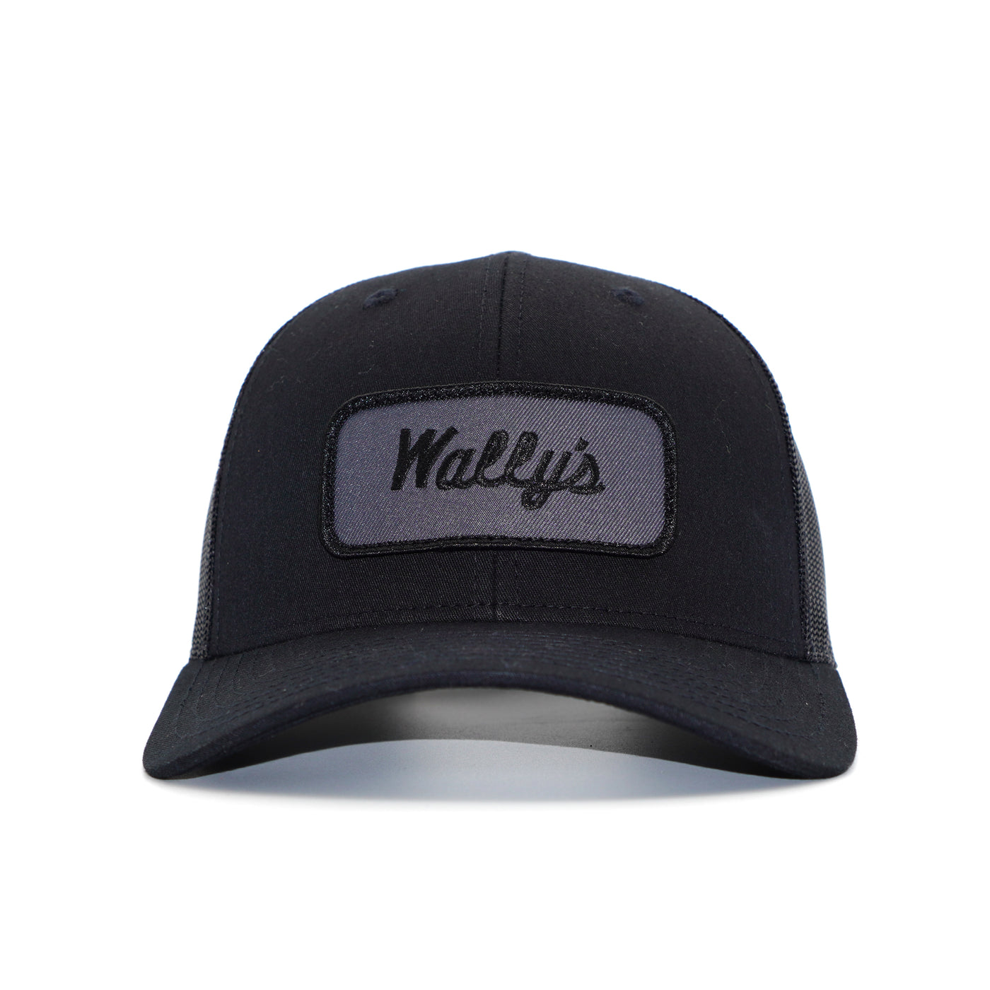 Wally's Mechanic Black Trucker Hat