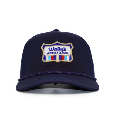 Wally's Performance Low Profile Navy Golf Cap