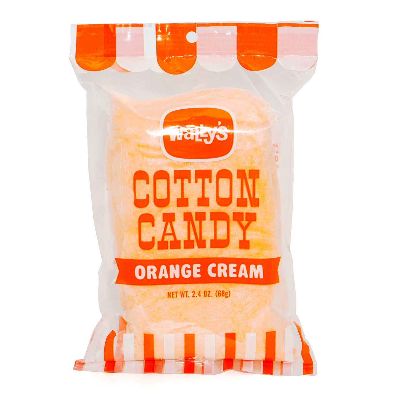 Wally's Orange Cream Cotton Candy
