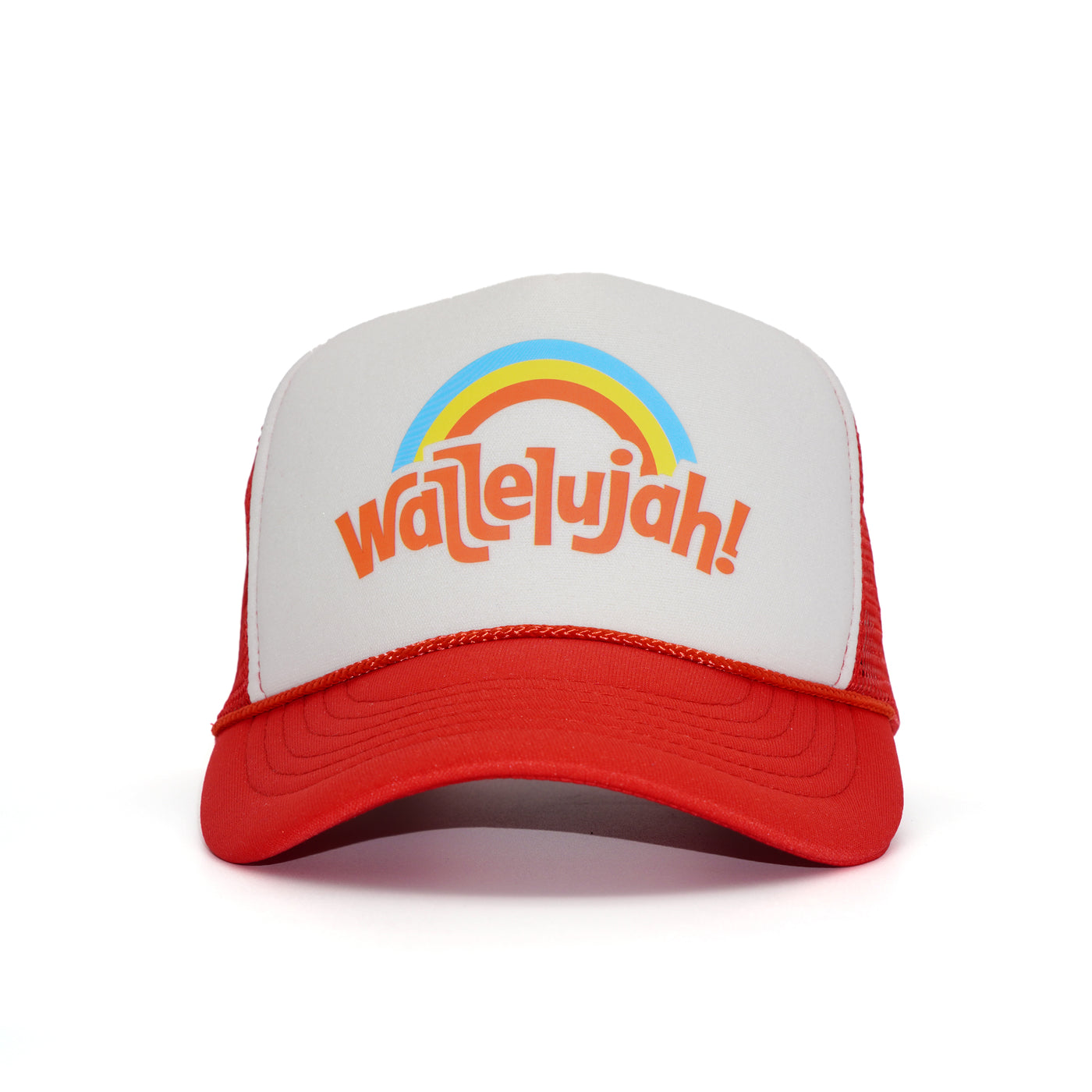 Wally's Small Red Wallelujah Foam Trucker Hat