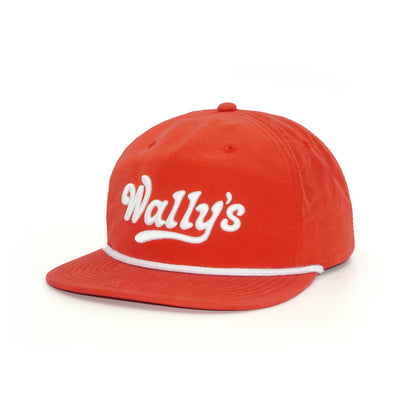 Wally's Red Script Rope Hat
