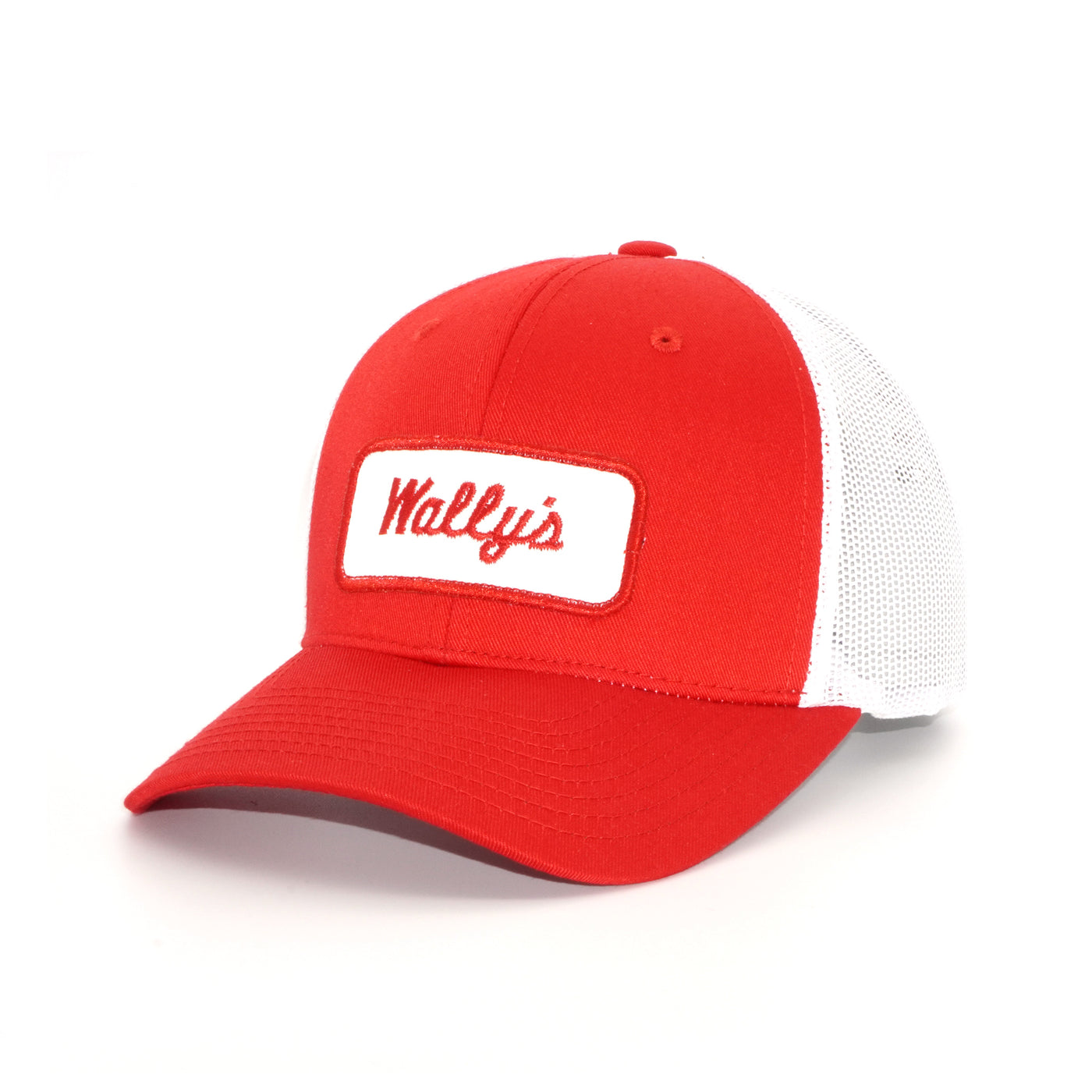 Wally's Mechanic Red Trucker Hat