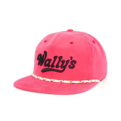 Wally's Pink Script Rope Hat
