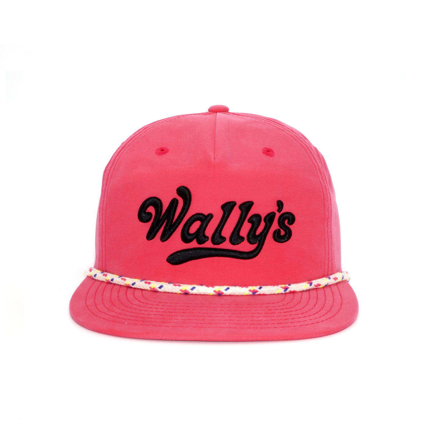 Wally's Pink Script Rope Hat